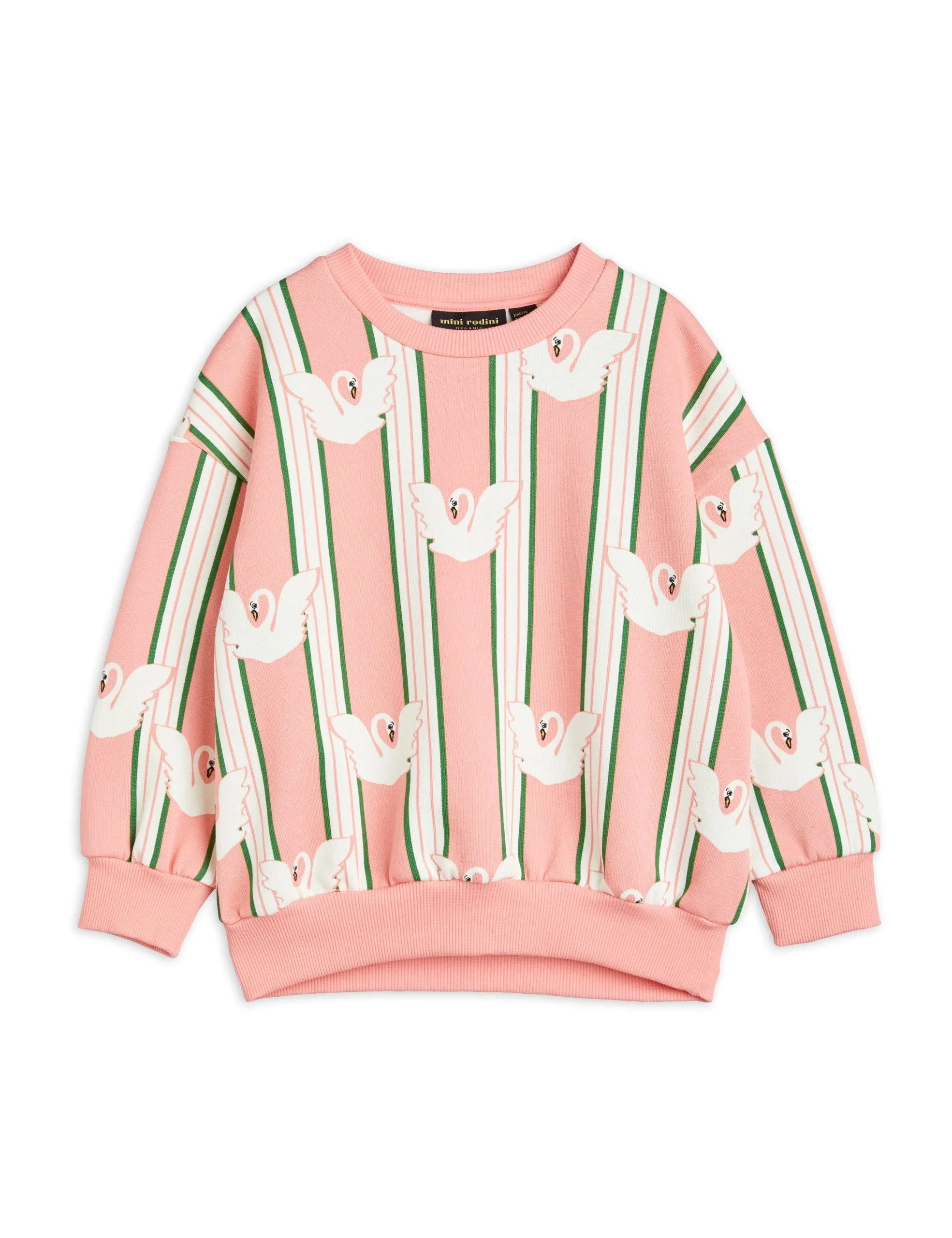 Mini Rodini Swan AOP Sweatshirt