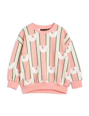 Mini Rodini Swan AOP Sweatshirt
