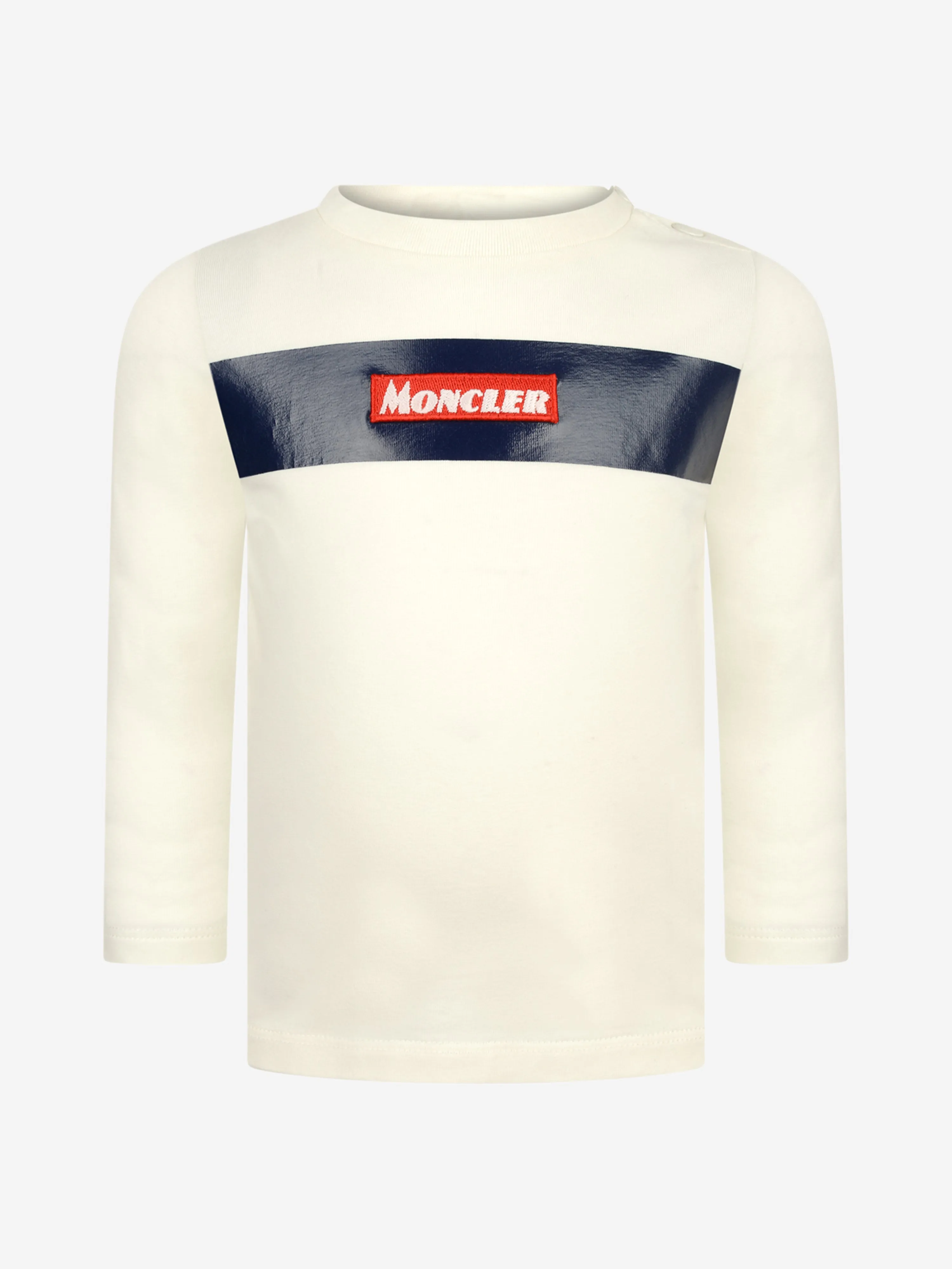 Moncler Enfant Baby Boys Logo Jersey Top