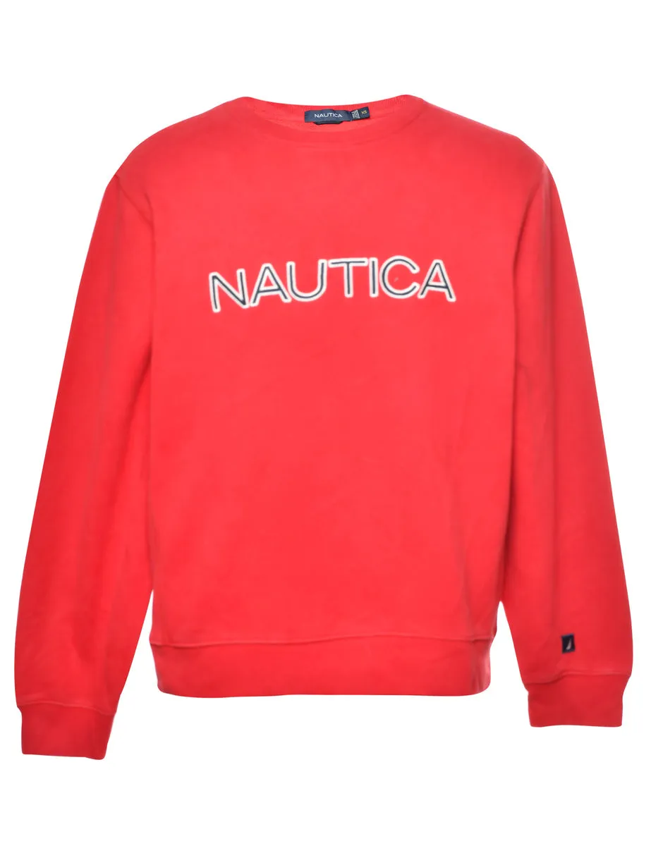 Nautica Printed Sweatshirt - M