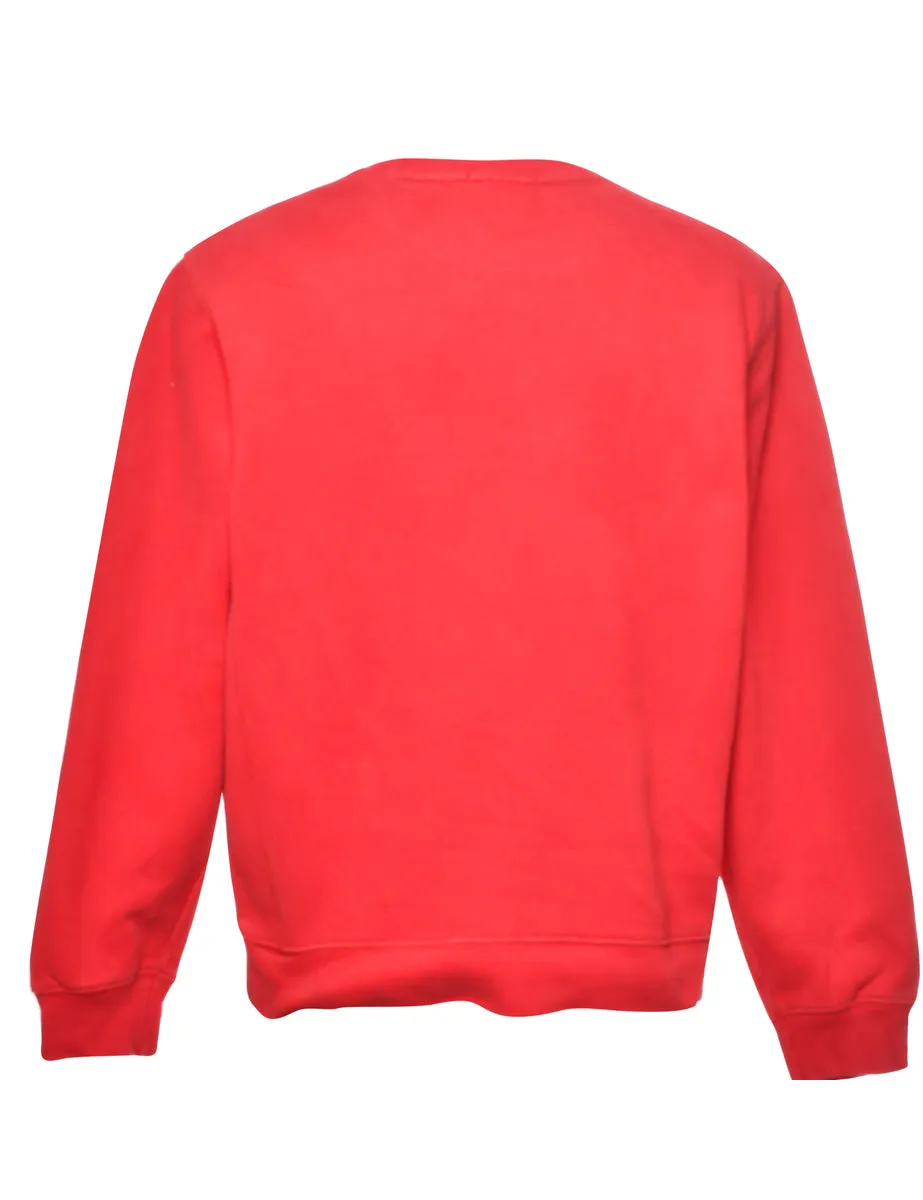Nautica Printed Sweatshirt - M