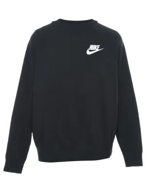 Nike Black Plain Sweatshirt - L