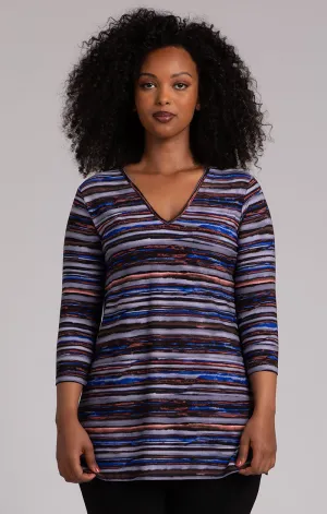 Nu Ideal V-Neck Tunic Print