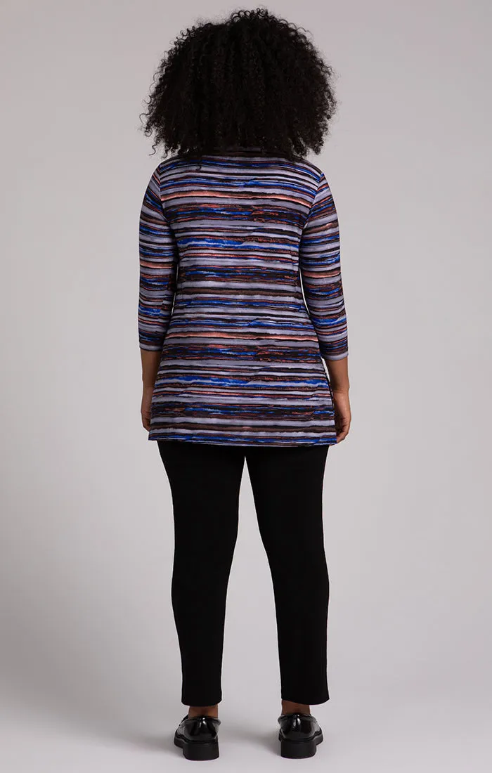 Nu Ideal V-Neck Tunic Print