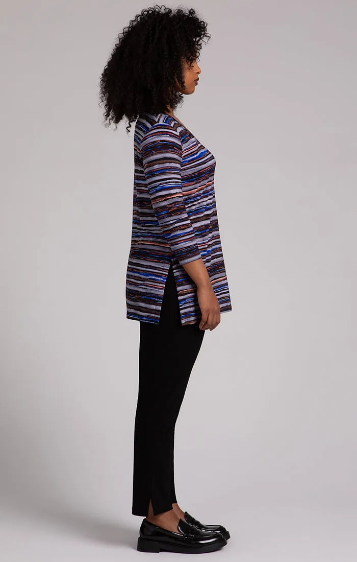Nu Ideal V-Neck Tunic Print