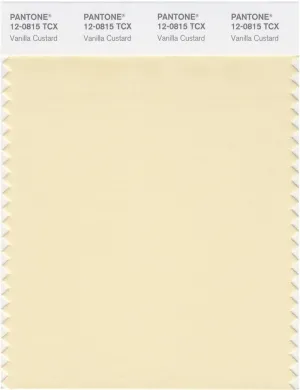 Pantone Smart 12-0815 TCX Color Swatch Card | Vanilla Custard