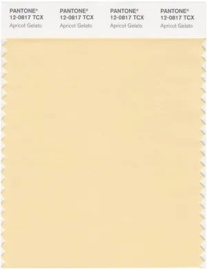 Pantone Smart 12-0817 TCX Color Swatch Card | Apricot Gelato