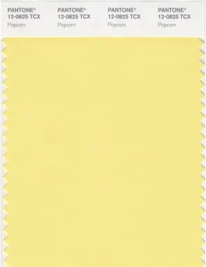 Pantone Smart 12-0825 TCX Color Swatch Card | Popcorn