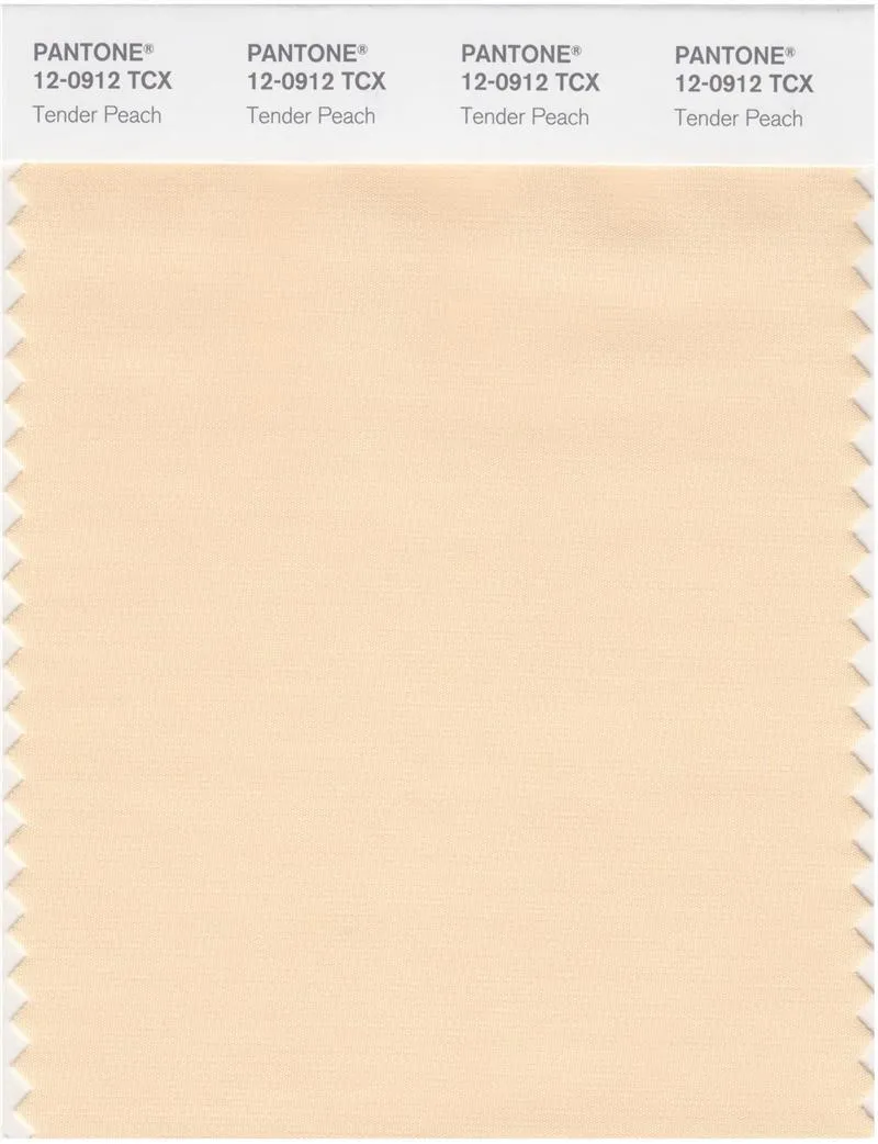 Pantone Smart 12-0912 TCX Color Swatch Card | Tender Peach
