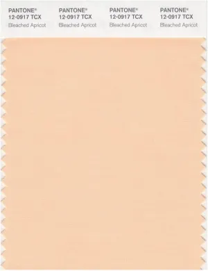 Pantone Smart 12-0917 TCX Color Swatch Card | Bleached Apricot