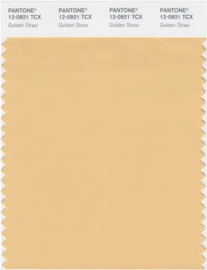 Pantone Smart 12-0921 TCX Color Swatch Card | Golden Straw