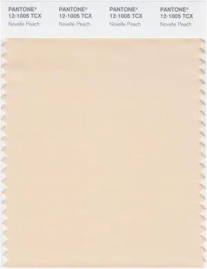 Pantone Smart 12-1005 TCX Color Swatch Card | Novelle Peach