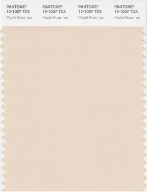 Pantone Smart 12-1007 TCX Color Swatch Card | Pastel Rose Tan