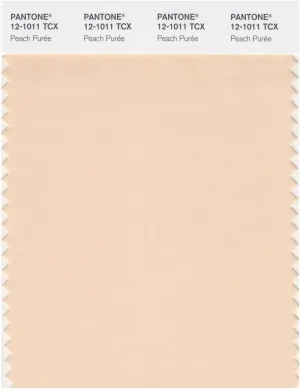 Pantone Smart 12-1011 TCX Color Swatch Card | Peach Puree