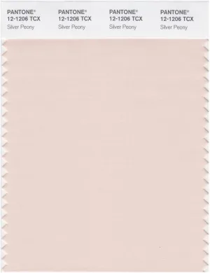 Pantone Smart 12-1206 TCX Color Swatch Card | Silver Peony