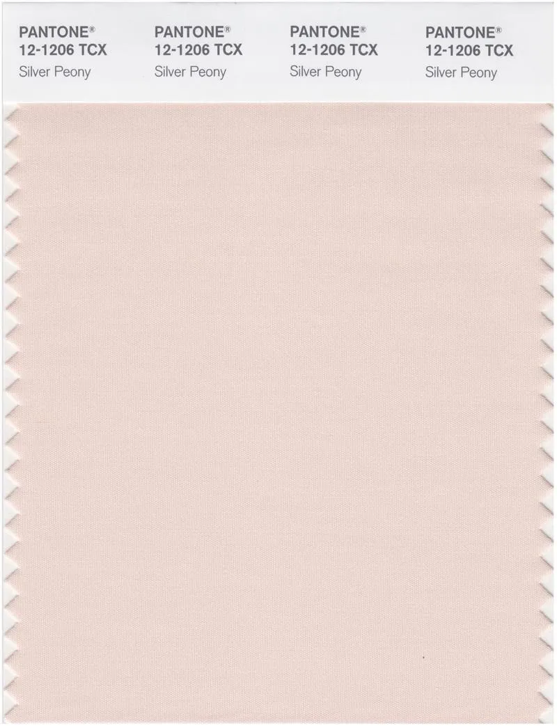 Pantone Smart 12-1206 TCX Color Swatch Card | Silver Peony
