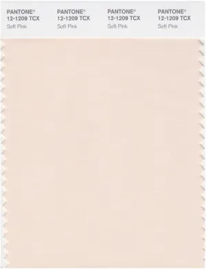 Pantone Smart 12-1209 TCX Color swatch Card | Soft Pink