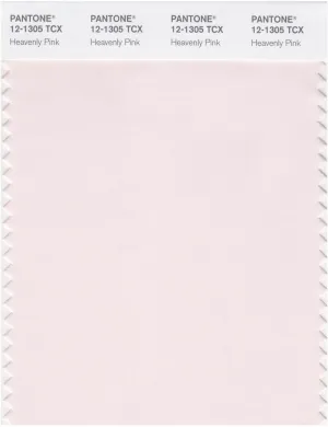 Pantone Smart 12-1305 TCX Color Swatch Card | Heavenly Pink