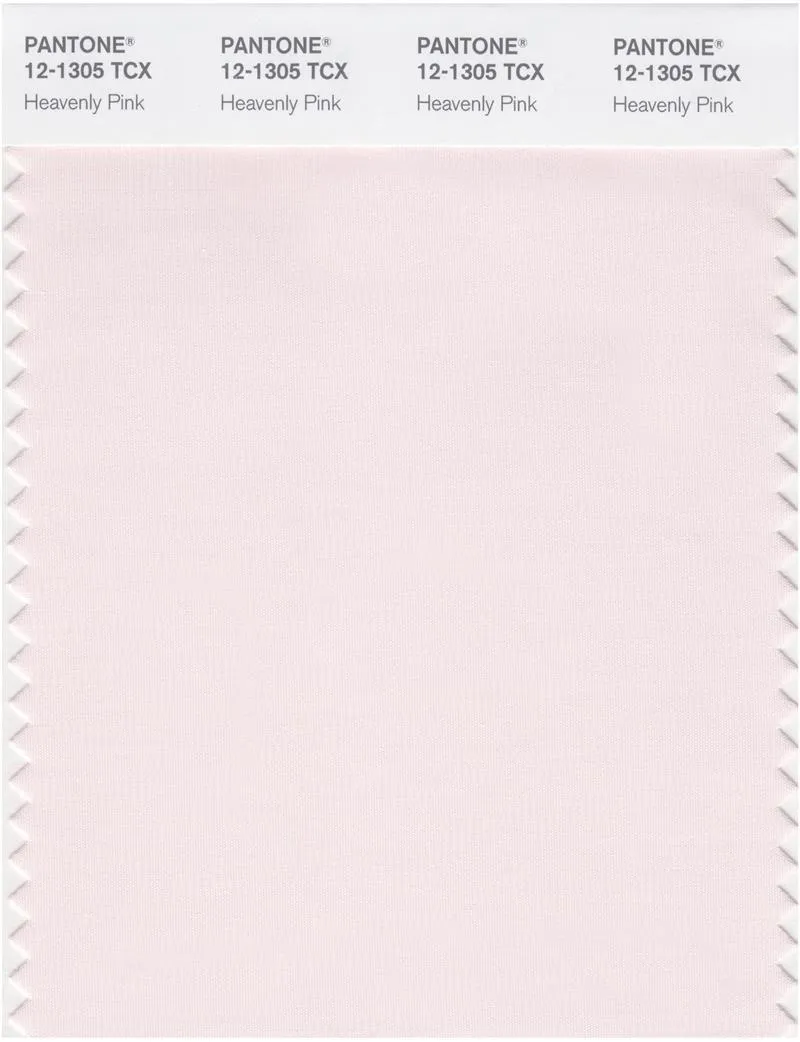 Pantone Smart 12-1305 TCX Color Swatch Card | Heavenly Pink
