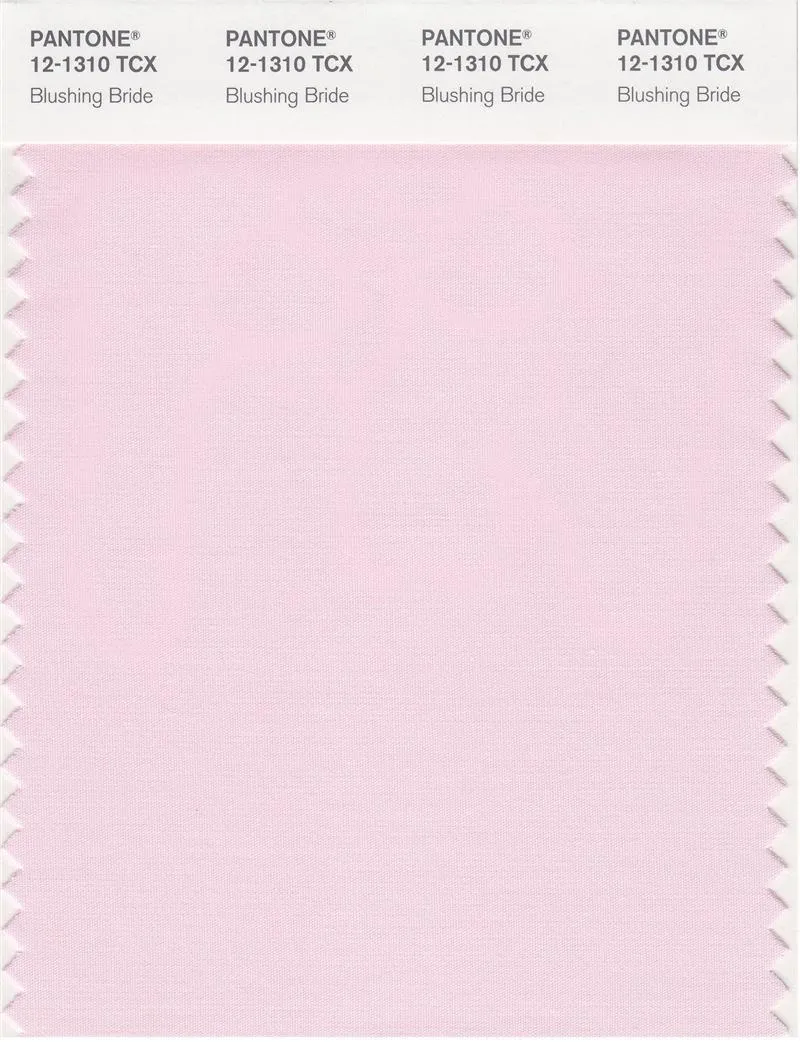 Pantone Smart 12-1310 TCX Color Swatch Card | Blushing Bride