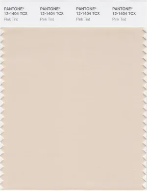 Pantone Smart 12-1404 TCX Color Swatch Card | Pink Tint
