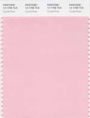Pantone Smart 12-1708 TCX Color Swatch Card | Crystal Rose