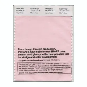Pantone Smart 12-1813 TCX Color Swatch Card | Mary's Rose