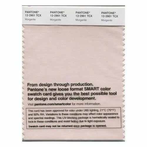 Pantone Smart 12-2901 TCX Color Swatch Card | Morganite