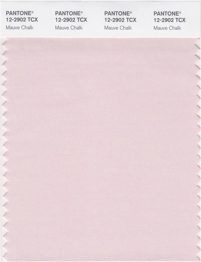Pantone Smart 12-2902 TCX Color Swatch Card | Mauve Chalk