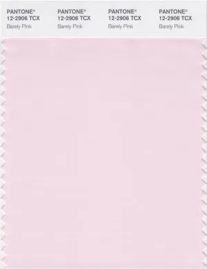 Pantone Smart 12-2906 TCX Color Swatch Card | Barely Pink