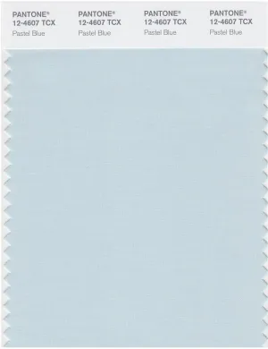 Pantone Smart 12-4607 TCX Color Swatch Card | Pastel Blue