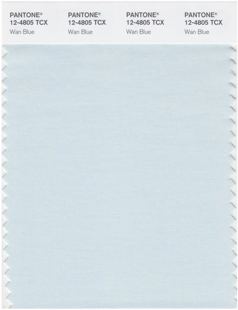 Pantone Smart 12-4805 TCX Color Swatch Card | Wan Blue