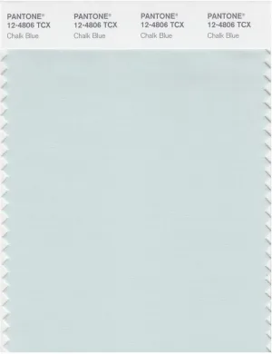 Pantone Smart 12-4812 TCX Color Swatch Card | Chalk Blue