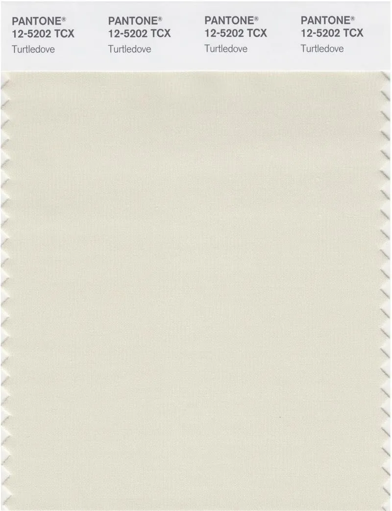 Pantone Smart 12-5202 TCX Color Swatch Card | Turtledove