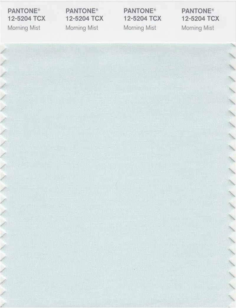 Pantone Smart 12-5204 TCX Color Swatch Card | Morning Mist