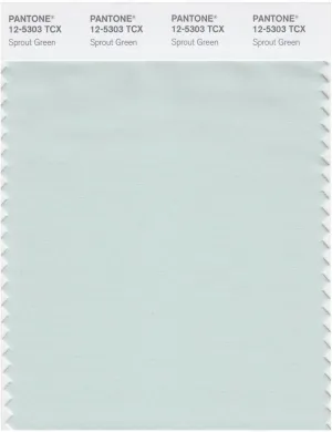 Pantone Smart 12-5303 TCX Color Swatch Card | Sprout Green
