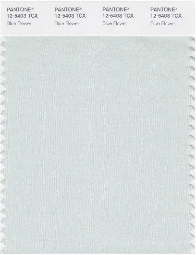 Pantone Smart 12-5403 TCX Color Swatch Card | Blue Flower