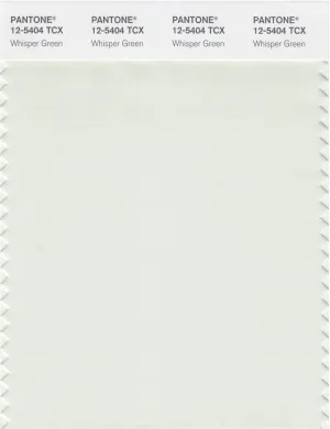 Pantone Smart 12-5404 TCX Color Swatch Card | Whisper Green