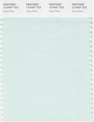 Pantone Smart 12-5407 TCX Color Swatch Card | Aqua Glass