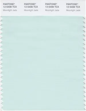 Pantone Smart 12-5408 TCX Color Swatch Card | Moonlight Jade
