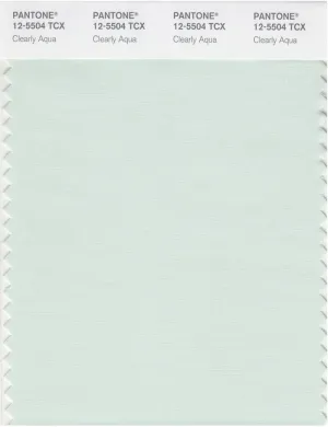 Pantone Smart 12-5504 TCX Color Swatch Card | Clearly Aqua