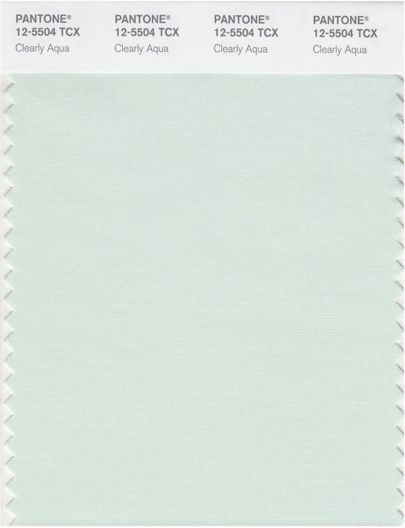 Pantone Smart 12-5504 TCX Color Swatch Card | Clearly Aqua
