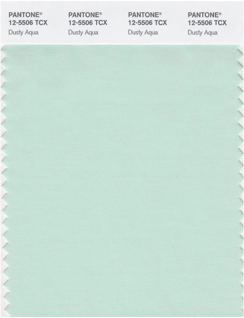 Pantone Smart 12-5506 TCX Color Swatch Card | Dusty Aqua