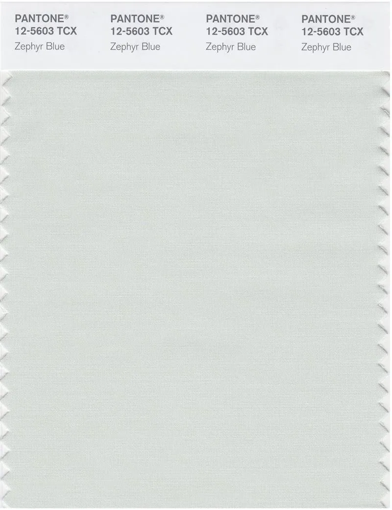 Pantone Smart 12-5603 TCX Color Swatch Card | Zephyr Blue