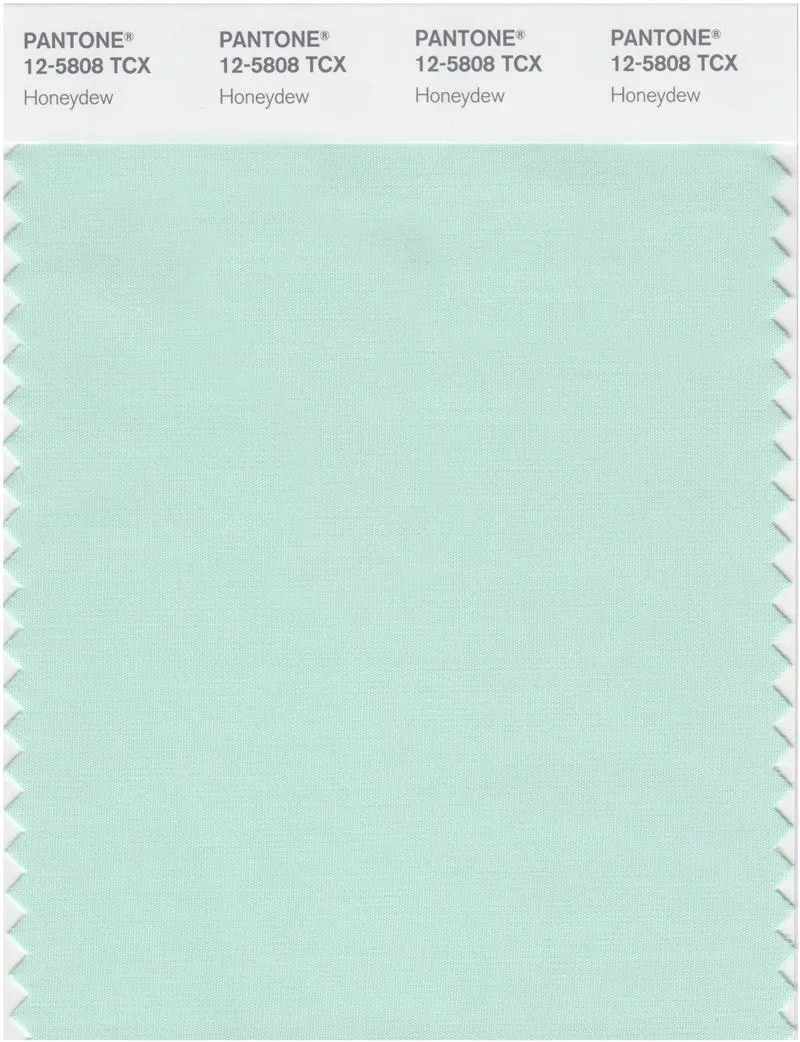 Pantone Smart 12-5808 TCX Color Swatch Card | Honeydew