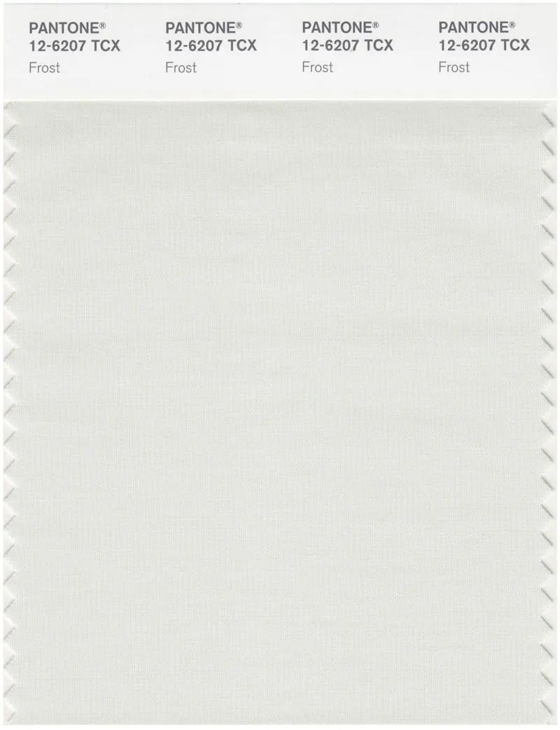 Pantone Smart 12-6207 TCX Color Swatch Card | Frost