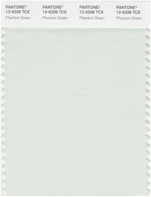 Pantone Smart 12-6208 TCX Color Swatch Card | Phantom Green