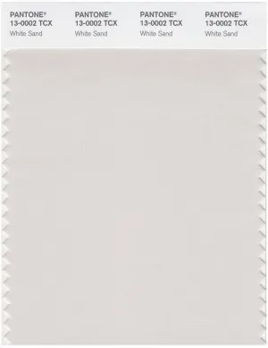 Pantone Smart 13-0002 TCX Color Swatch Card | White Sand
