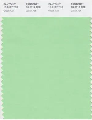 Pantone Smart 13-0117 TCX Color Swatch Card | Green Ash
