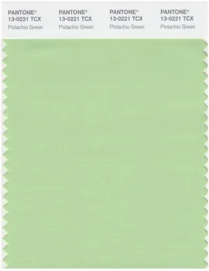 Pantone Smart 13-0221 TCX Color Swatch Card | Pistachio Green